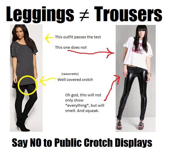 • PSA: Leggings Are Not Trousers • Seattle based fashion and  lifestyle British expat blog